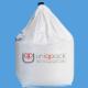 FIBC Jumbo Flexible Intermediate Bulk Containers , White Fabric Woven Bag
