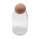 Borosilicate Glass Jar With Cork Ball Stopper Dia30mm To 100mm