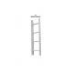 High Strength Aluminum Fire Escape Ladder Silver Aluminum Fixed Ladder