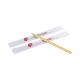 Disposable Round Bamboo Chopsticks Sterilized Polished Treatment