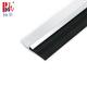 Screw Fixed 43mm Height Door Bottom Seal Strip With PVC Rubber