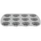 12 Mold Non Stick Aluminium Muffin Pan For Foodservice NSF Compartment Bundtlette Commercial Grade