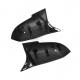Black Replacement Carbon Fiber Car Side Wing Mirror Cover For BMW 2 Series M Style Look
