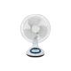 Hot sale  good price solar 12 inch rechargeable  table fans with LED light