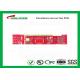 PCB Red Soldermask for Auto with 4layer  FR-4  1.6mm Plating gold