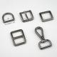 20mm Gunmetal Bag Hardware Pin Buckle Adjuster Metal Swivel Hook Snap and D Ring Bag Accessories for Making Bag