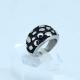 FAshion 316L Stainless Steel Ring With Enamel LRX187
