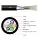 288 Cores Outdoor Fiber Optic Cable Underground G652D Single Mode Armoured  GYTS