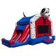 Spotty Dog Inflatable Bounce House Jumping Bouncer 0.9mm Plato PVC For Amusement Park