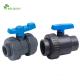 1/2-4 CPVC PVC Plastic Single/Double Union Ball Valve for Versatile Applications