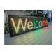 Lightweight Two Tone 1R1G LED Moving Message Display P 10 with Aluminum Frame