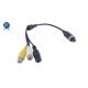 Reverse Backup Camera BNC RCA Video Cable With Waterproof Aviation Connector 4 Pin