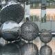 Hollow Silver Stainless Steel Ball Sculpture Decorative For Fountains