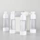 Clear Airless Pump Spray Bottle , Clear Vacuum Pump Bottle Cosmetic