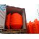 12in 14in 16in Dock Plastic Dredging HDPE Pipe Floats For Sale Offshore Pipeline Floats