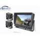 7'' 9'' 10'' 2 Splits AHD Car Display Monitor For 2 Channel Video Recording