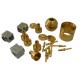 H59 Brass CNC Turning Parts / Brass Cnc Machining Parts Chrom Plated Surface