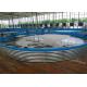 Galvanized Sheet Aquariums Tarpaulin Fish Breeding Tank 30M Diameter Large