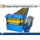 Trapezoidal Profile Floor Deck Roll Forming Machine With Chain Drive System 
