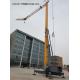 2T Fast Climbing Types Of Self Erecting Tower Crane With Mobile Wheels