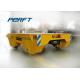 Yellow Motorized Coil Transfer Car For Rolling Plant Galvanized Steel