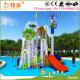 Fiberglass material amusement water theme park equipment slides for sale