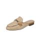 Square Toe Stylish Slip On Loafers High Performance Slippers Breathable