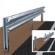 Highway Safety Protection Hot Dipped Galvanized Guardrail with Customized Zinc Coating