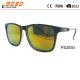 New arrival and hot sale of plastic  sunglasses,suitable for men and women