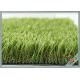 Latex Coating C Shaped Indoor Fake Grass Carpet For Home Decoration Apple Green