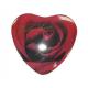 Rose Pattern Chocolate ISO9001 Heart Shaped Tin Box