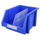 Optimize your warehouse Plastic shelf bin with stackable design and optional divider