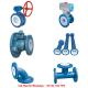 PFTE Lined Ball valve Butterfly valve check valve  stop valve Fluorine lined pipe fittings for Acid Chemical Tank