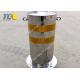 Driveway Security Parking Posts Retractable Belt Barriers Stainless Steel 304