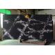 Artificial Quartz Slabs Black Ice For  Bathroom Vanity Top