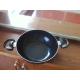 28cm Induction Bottom Nonstick Wok Pan With Lid , Two Ears