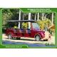 Luxurious Red G1S8 Electric Classic Cars 4 Row For 8 Passenger