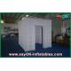 Inflatable Photo Studio White Square Inflatable Photo Booth Large Versatile With Two Doors