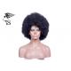 Tight Afro Kinky Curly Full Lace Human Hair Wigs Short Black Wigs Heavy Density