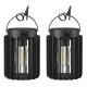 Solar Powered Outdoor Lanterns with Auto On/Off , Waterproof Modern Solar Outdoor Lights