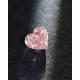 Fancy Light Pink CVD Lab Grown Synthetic Pink Diamond Heart Shape 2.69ct
