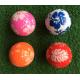 logo golf ball with flower