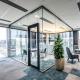 Heavy Duty Glass Partition Wall Safety Aluminum Profile Glass Partition Wall