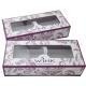 factory direct sell eyelash window paper box  Rigid luxurious eyelash packaging box