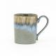 Ceramic 3D blue brown Mug Ceramic Coffee Milk Mug with 3d reactive glaze