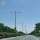 Hot Dip Galvanized Outdoor Street Lamp Post 2.5mm - 30mm Thickness