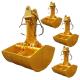 Construction Hydraulic Clamshell Bucket For Excavator 24 Tons 26 Tons