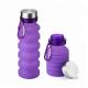 Private Label 19.5oz Collapsible Silicone Water Bottle