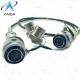 Stainless Steel Passivated Finish Optical Fiber Connectors 2*J599/26KB02B1N-8.0(GD)