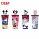 OEM Customized  Straw Cup Cartoon Drink Cup FAMA Factory